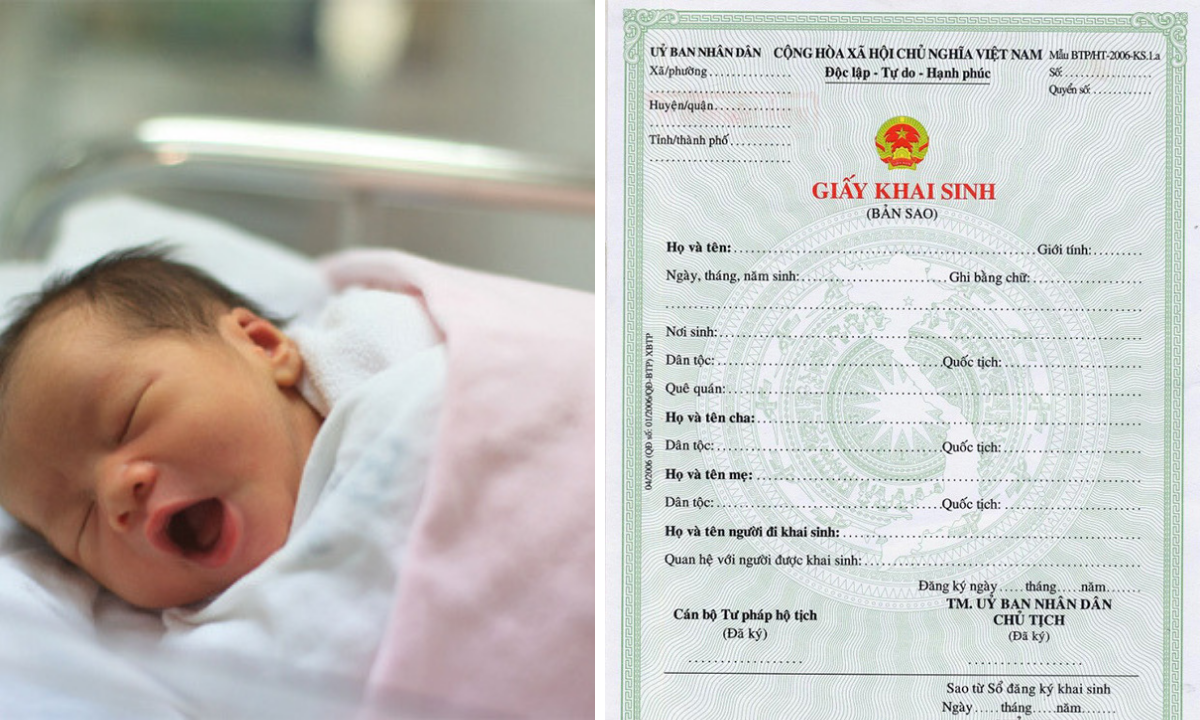 Thủ tục đăng ký khai sinh cho con có tên cha khi cha và mẹ chưa đăng ký kết hôn